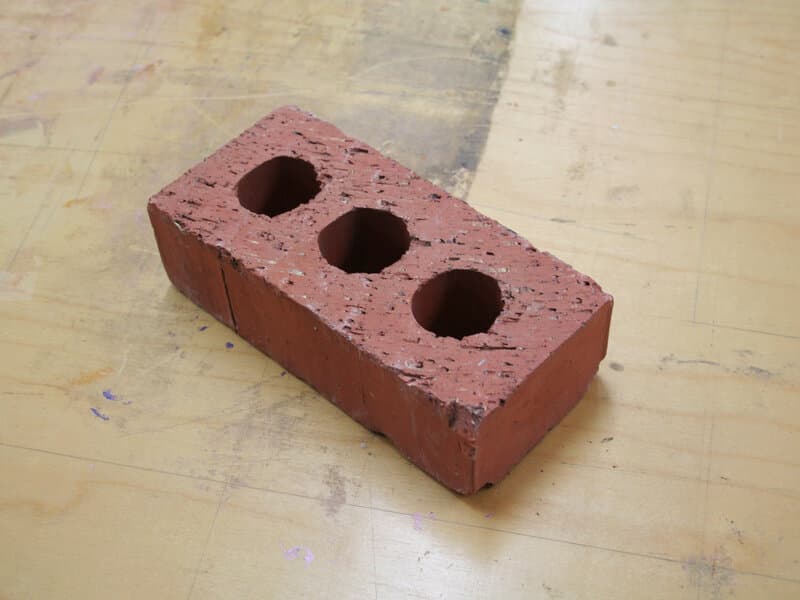 Quality inspection and strength testing of finished bricks